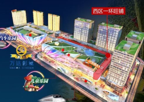 上海青浦万达茂平面图